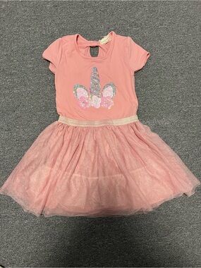 btween Pink Unicorn short sleeve Top